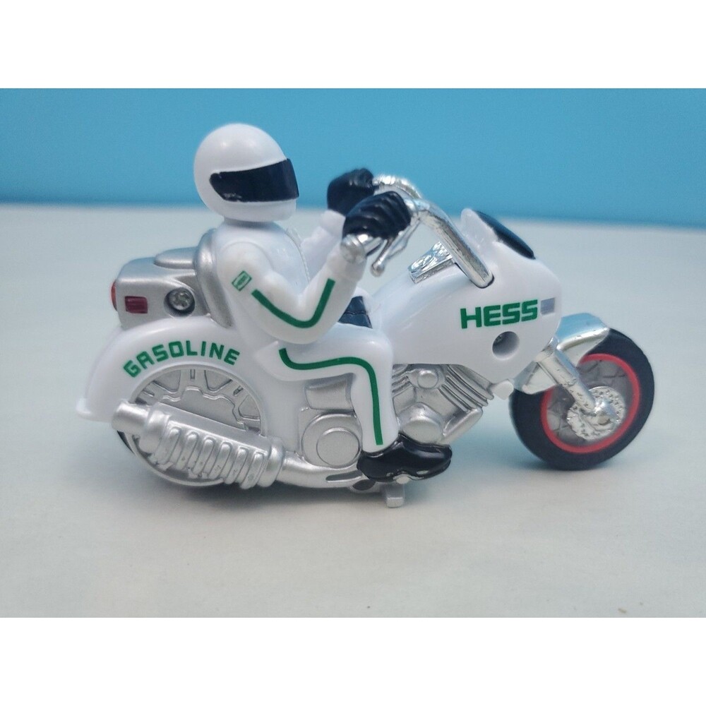 2007 HESS White MOTORCYCLE Loose Rev-and-Go Replacement for Monster Truck Set